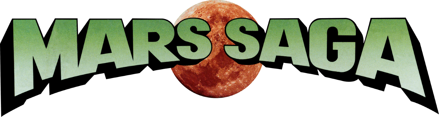 Mars Saga logo for Commodore 64